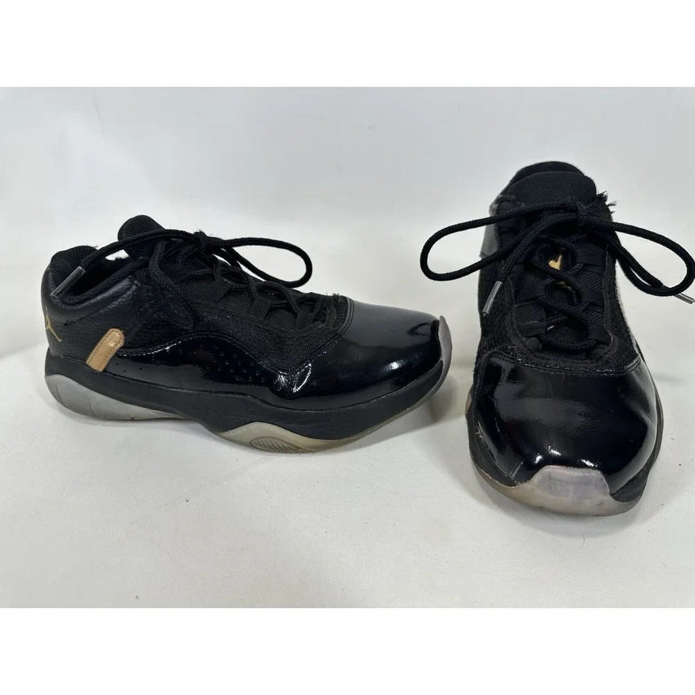Nike Air Jordan 11 CMFT Low GS DMP Black Gold CZ0907-007‎ Size 7Y / 8.5 Women's